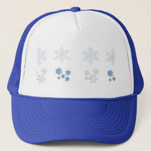 Schneeflocken Truckerkappe