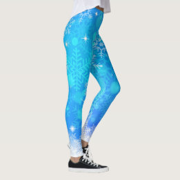 Schneeflocken und Funkelnd Lichter Leggings
