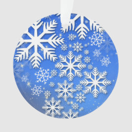 Schneeflocken und Sterne Ornament