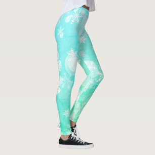 Schneeflocken von Frauen Leggings