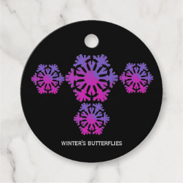 Schneeflocken von Winter's Butterflies Geschenkanhänger