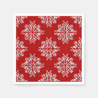 Schneeflocken Weihnachten Serviette