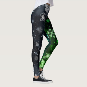 Schneeflocken Weihnachten/Winter Leggings