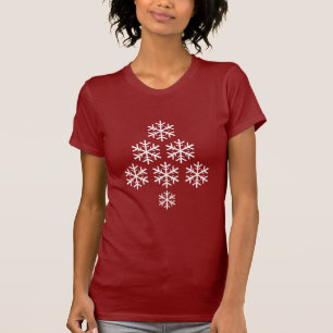Schneeflocken Weihnachtsbaum ~ Urlaub T-Shirt