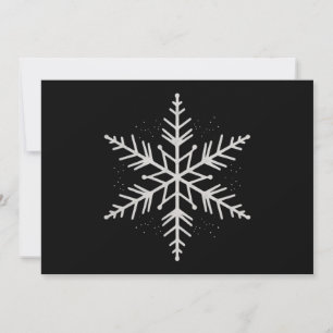 Schneeflocken-Weihnachtsfeier Winter-Geschenk  Feiertagskarte