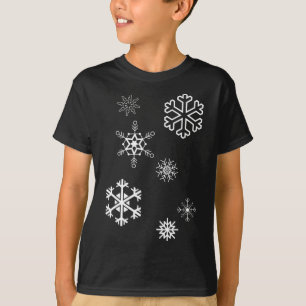 Schneeflocken Winter ist hier und Schnee T-Shirt