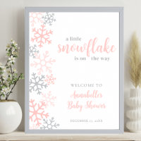 Schneeflocken-Winter-Mädchen-Baby-Party-Einladungs