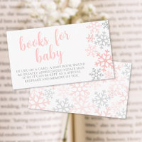 Schneeflocken-Winter-Mädchen-Bücher für Babyparty