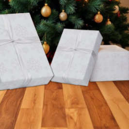 Schneeflocken-Winter-Weihnachtsmuster Geschenkpapier