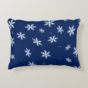 Schneeflocken Zierkissen