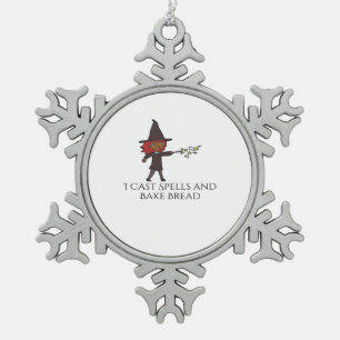  SCHNEEFLOCKEN Zinn-Ornament