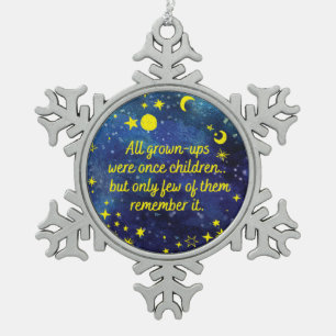  SCHNEEFLOCKEN Zinn-Ornament