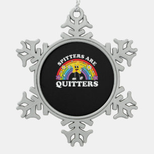  SCHNEEFLOCKEN Zinn-Ornament