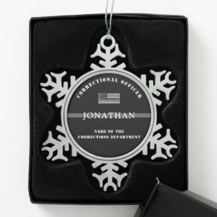  SCHNEEFLOCKEN Zinn-Ornament