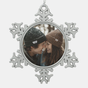 Schneeflocken Zinn-Ornament