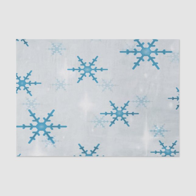 SchneeflockenBling Weihnachten Seidenpapier (Vorderseite)