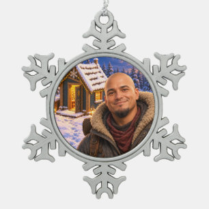 Schneeflockendekoration Chris Smith Schneeflocken Zinn-Ornament