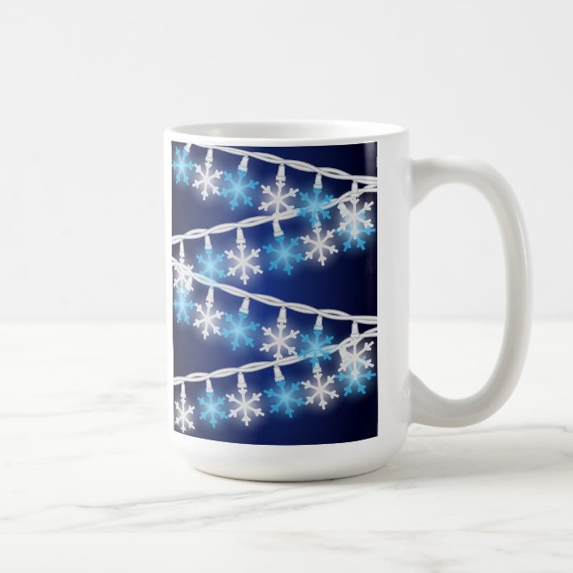 Schneeflockenlichter Kaffeetasse (Rechts)