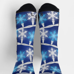 Schneeflockenlichter Socken