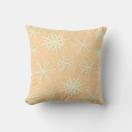 Schneeflockenmuster Kissen