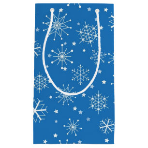 Schneeflockenmuster Kleine Geschenktüte