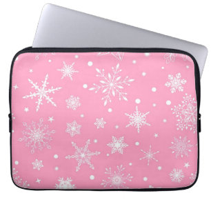 Schneeflockenmuster Laptopschutzhülle
