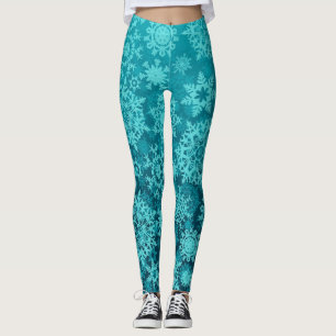 Schneeflockenmuster Leggings