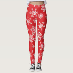 Schneeflockenmuster Leggings