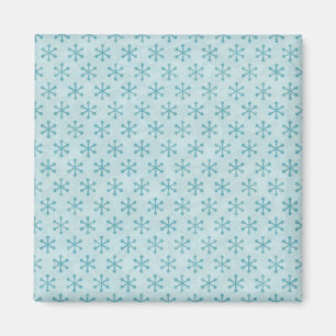 Schneeflockenmuster Magnet