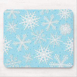 Schneeflockenmuster Mousepad