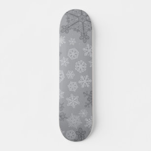 Schneeflockenmuster Skateboard