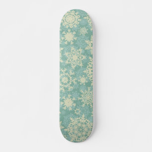 Schneeflockenmuster Skateboard