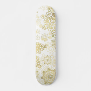 Schneeflockenmuster Skateboard