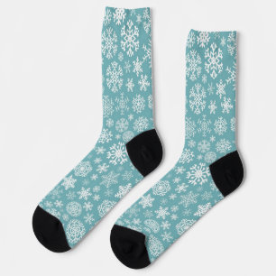 Schneeflockenmuster Socken