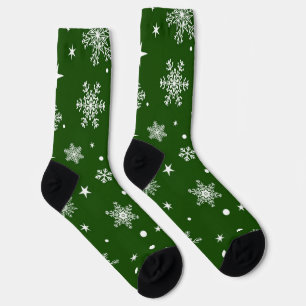Schneeflockenmuster Socken