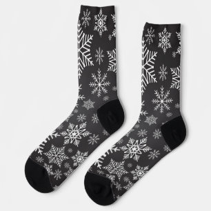 Schneeflockenmuster Socken