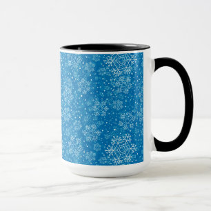 Schneeflockenmuster Tasse