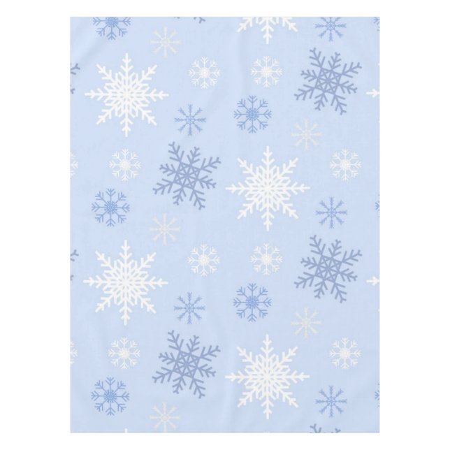 Schneeflockenmuster Tischdecke (Vorderseite)