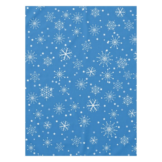 Schneeflockenmuster Tischdecke (Vorderseite)