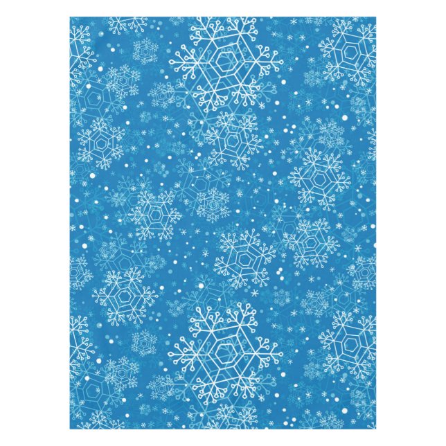 Schneeflockenmuster Tischdecke (Vorderseite)