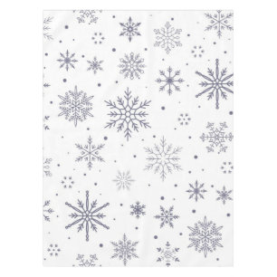 Schneeflockenmuster Tischdecke
