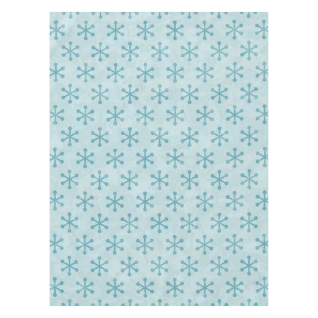 Schneeflockenmuster Tischdecke (Vorderseite)