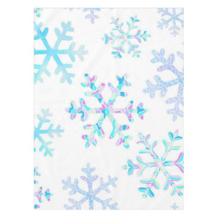Schneeflockenmuster Tischdecke