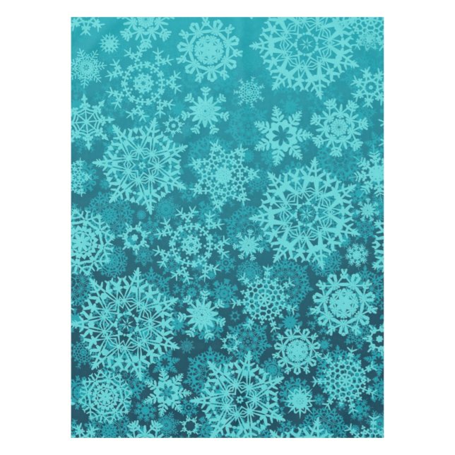 Schneeflockenmuster Tischdecke (Vorderseite)