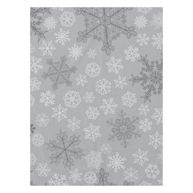 Schneeflockenmuster Tischdecke (Vorderseite)