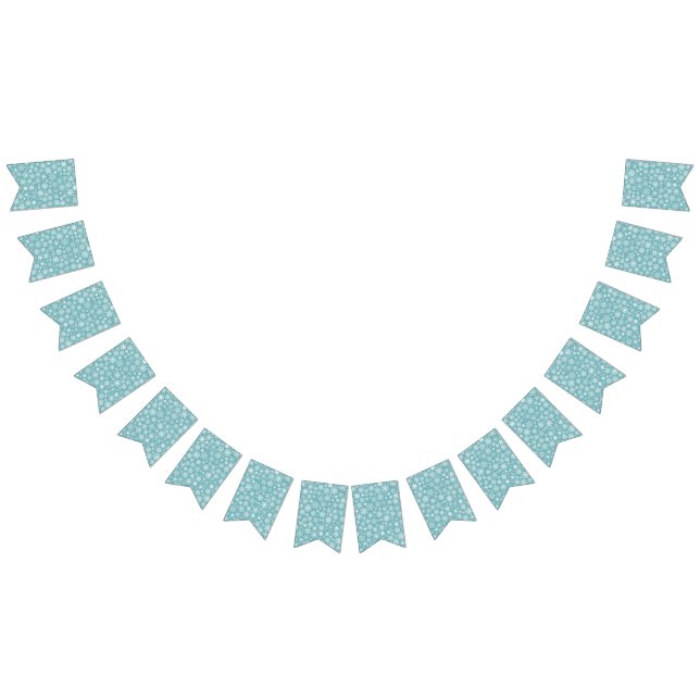 Schneeflockenmuster Wimpelkette (Alle)