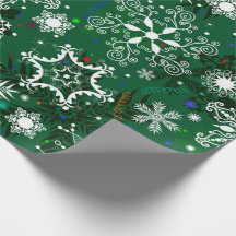 Schneeflockenpapier für Weihnachten
