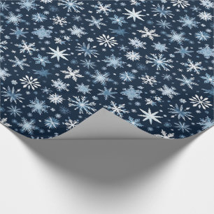 Schneeflockenpapier Geschenkpapier