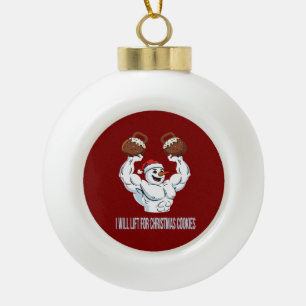 Schneeflockenrahmen-Ornament Keramik Kugel-Ornament