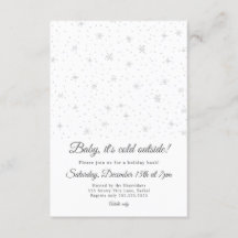 Schneeflockewinterfeiertags-Party Einladung